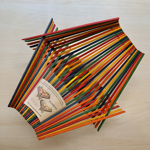 Chopstick Folding Basket - Large - Rainbow
