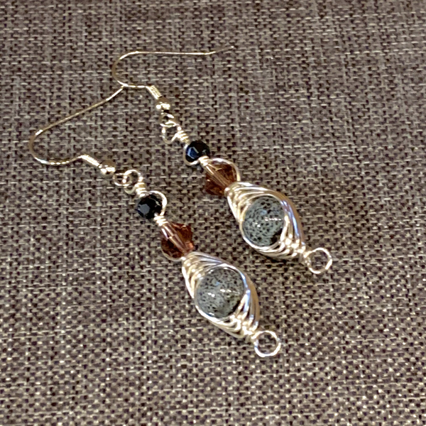 Silver Wire Earrings #1