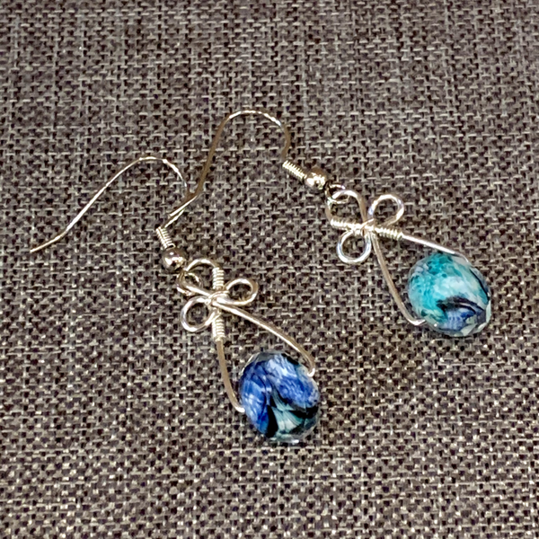 Silver Wire Earrings #3