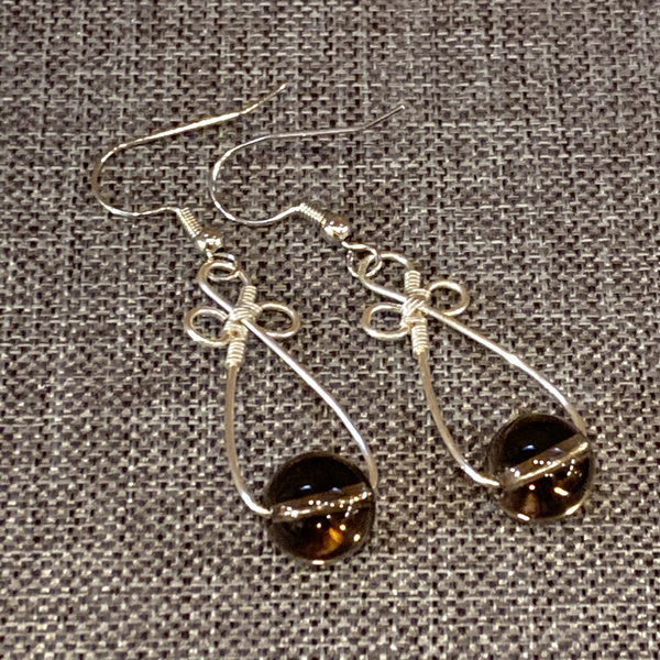 Silver Wire Earrings #4