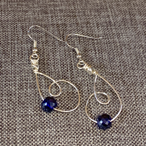 Silver Wire Earrings #5