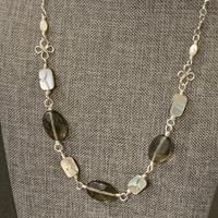 Silver Wire Necklace #98