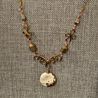 Copper Wire Necklace #91