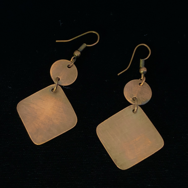 Copper Earrings #418
