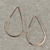 Teardrops - Rose Gold Filled - Small (1.25")