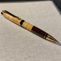Hand Turned Wood Mechanical Pencil - Style C