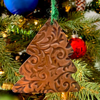 Copper Ornament - Christmas Tree