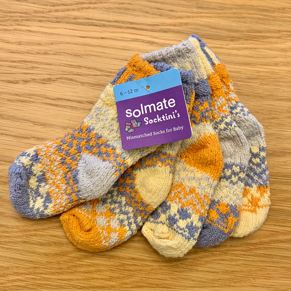 Infant Socks "Puddle" 6-12 Months